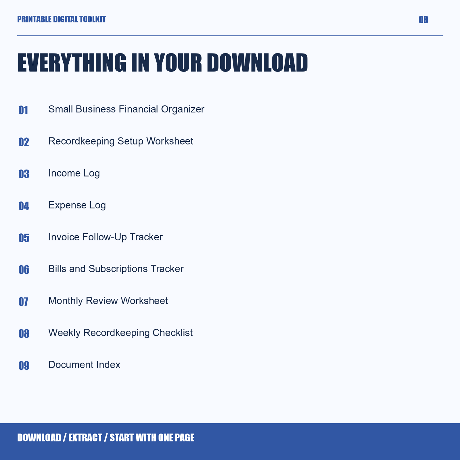 Small Business Financial Organizer - Image 2