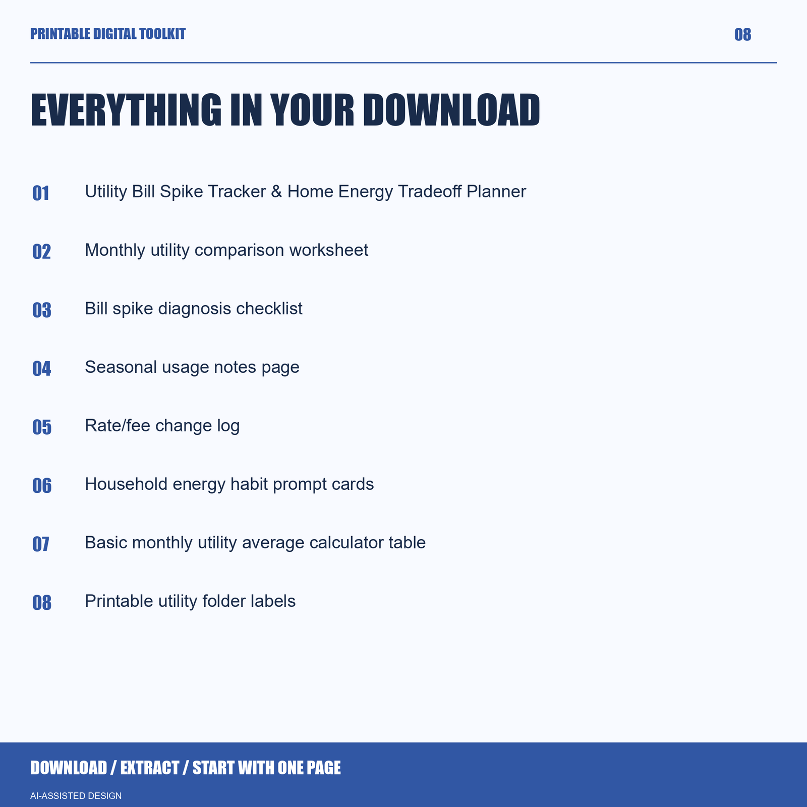Utility Bill Spike Tracker & Home Energy Tradeoff Planner - Image 2