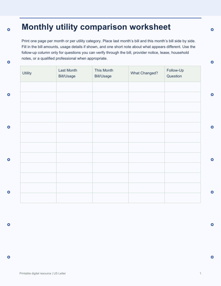Utility Bill Spike Tracker & Home Energy Tradeoff Planner - Image 3